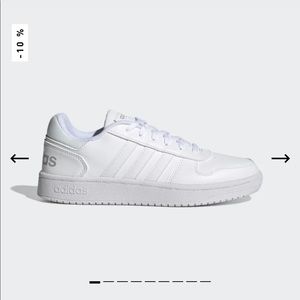 Adidas Hoops 2.0 White Shoes